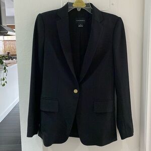 Club Monaco wool blend black blazer jacket